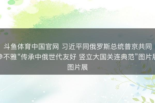 斗鱼体育中国官网 习近平同俄罗斯总统普京共同参不雅“传承中俄世代友好 竖立大国关连典范”图片展